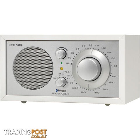 M1BTWHT MODEL ONE BT/AM/FM TABLE RADIO WHITE / SILVER - TIVOLI AUDIO