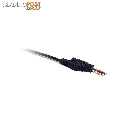 SML100BLK 1M BLACK BANANA TEST LEAD SILIVOLT SILICON