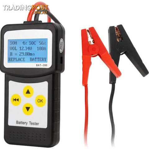 MICRO280 DIGITAL CAR BATTERY TESTER MINIMUM 30AH BATTERY CRANKING CHARGING TEST - photo 2 of 4