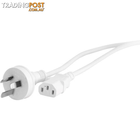 K9-3MW 3M WHITE IEC POWER LEAD IEC-C13 APPLIANCE CORD
