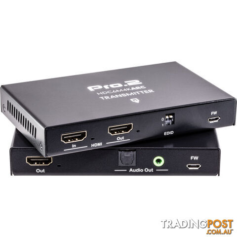 HDC6M4KARC HDMI OVER CAT6 EXTENDER [70M] ARC 4K EDID POC LOOP OPTICAL