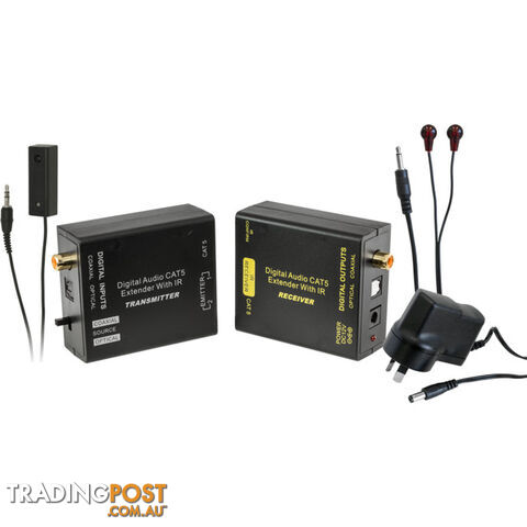 PRO1362D DIGITAL AUDIO CAT5E/6 EXTENDER WITH IR KITS TOSLINK AND COAX - photo 5 of 5