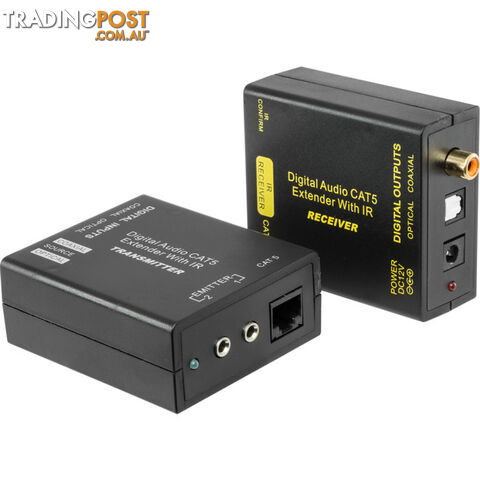 PRO1362D DIGITAL AUDIO CAT5E/6 EXTENDER WITH IR KITS TOSLINK AND COAX