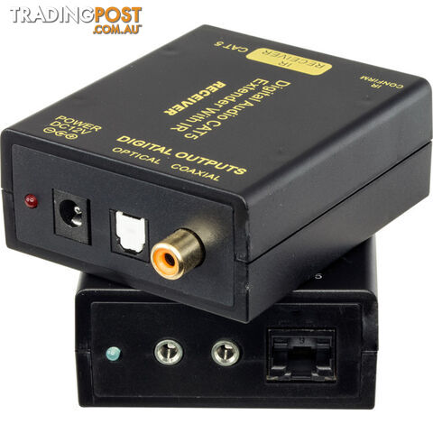 PRO1362D DIGITAL AUDIO CAT5E/6 EXTENDER WITH IR KITS TOSLINK AND COAX - photo 2 of 5