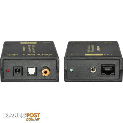 PRO1362D DIGITAL AUDIO CAT5E/6 EXTENDER WITH IR KITS TOSLINK AND COAX - photo 3 of 5