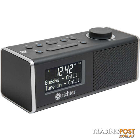 RR40BLK DIGITAL DAB+ ALARM CLOCK RADIO BLACK BLUETOOTH/ NFC RICHTER