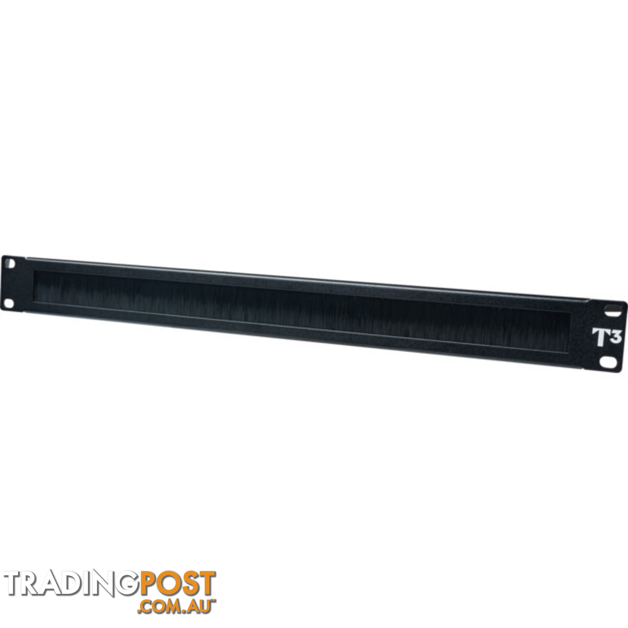 2762T3 19" 1RU BRUSH RACK PATCH PANEL