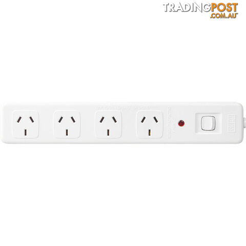 D105MS4WE 4 WAY MASTER SWITCH POWERBOARD SURGE PROTECTED - HPM - photo 2 of 2