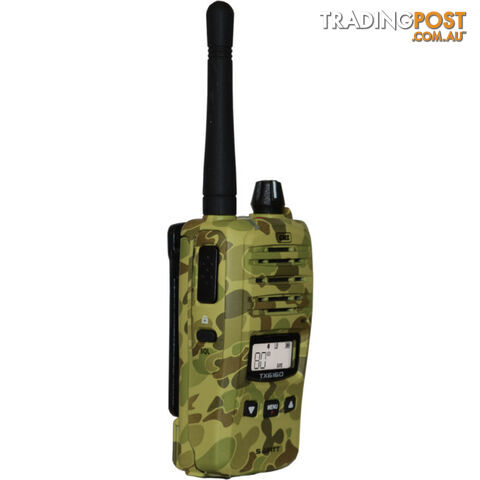 TX6160XCAMO 5W UHF IP67 CB HANDHELD GME LIMITED EDITION CAMOUFLAGE - photo 2 of 6