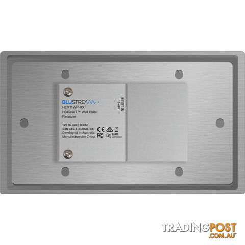 HEX11WPRX HDMI WALL PLATE HDBASET RX RS-232 AND IR UPTO 70M (4K- 40M) - photo 2 of 2