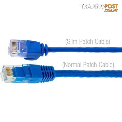 LC6SL0200YL 2M SLIM CAT6 PATCH LEAD YELLOW ULTRA THIN - photo 2 of 3