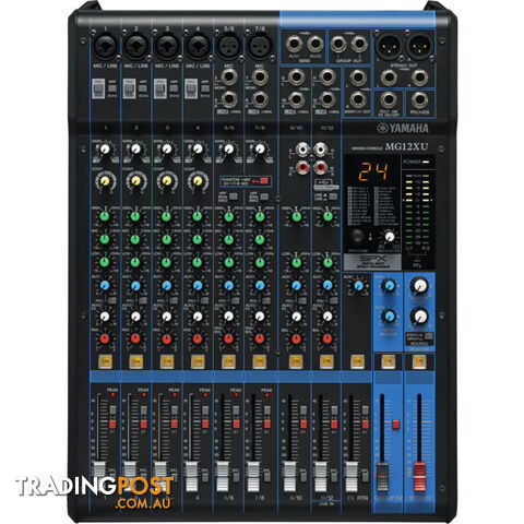 MG12XU 12CH MIXER 4 MONO + 4 STEREO MAX 6 MIC- 12 LINE I/P -YAMAHA - photo 2 of 4
