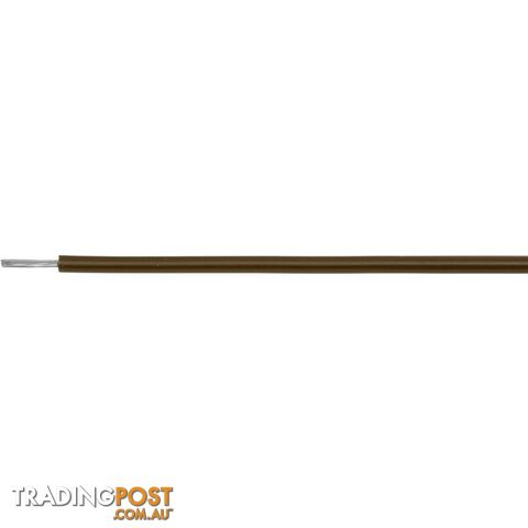 24-.2BR-1M BROWN HOOKUP WIRE/ CABLE-1M 7A - PER METRE