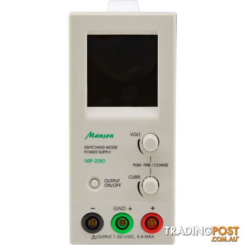 NSP2050 1-20VDC 5A SLIM MULTI-VOLTAGE SWITCHMODE POWER SUPPLY LCD