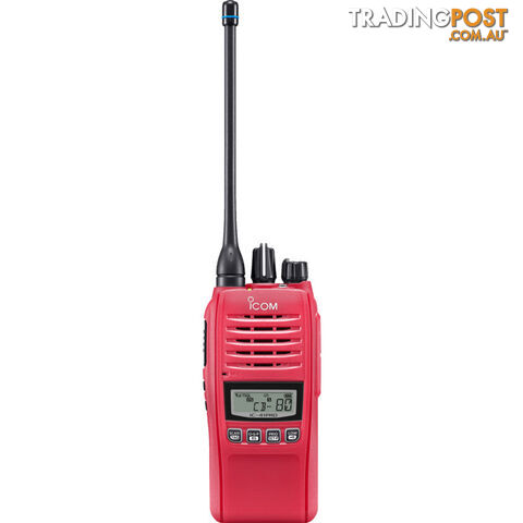 IC41PRO-RED SPECIAL EDITION RED UHF IP67 80CH HAND HELD RADIO