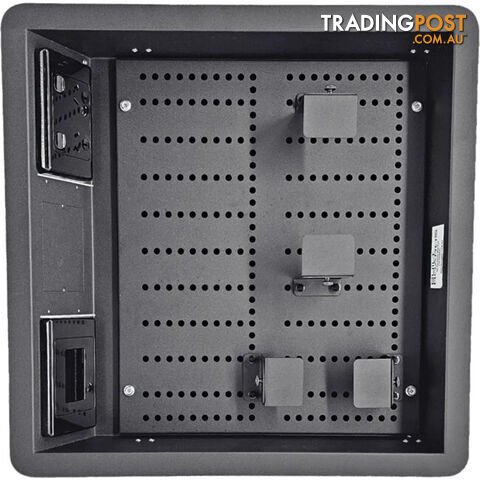 BBWBXL BLACK XLARGE RECESSED WALL BOX WITH GPO
