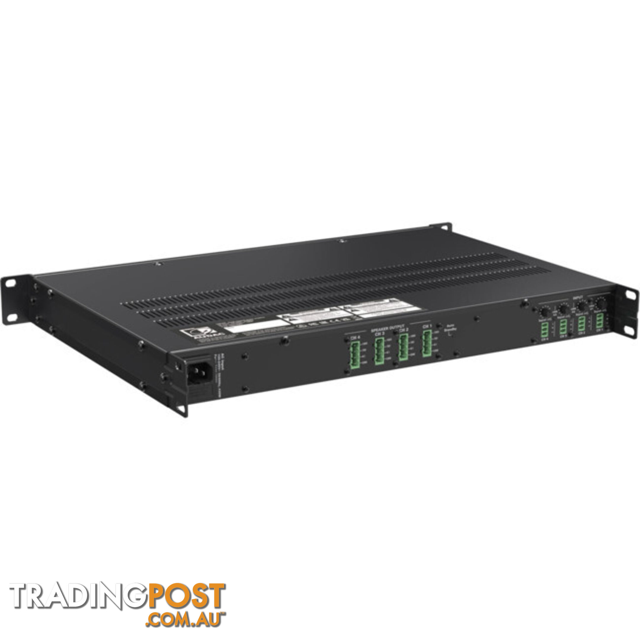 CEP408 4 CHANNEL ENERGY EFFICIENT POWER AMPLIFIER 4 X 80W 70/100V