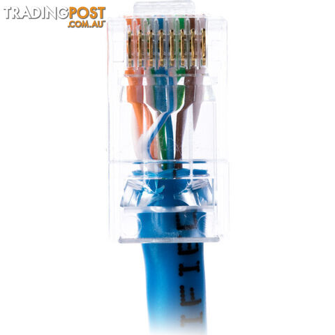 T3SPC6-50 UTP RJ45 CAT6 SOLID SNAP PLUG 1.00MM TO 1.05MM PACK OF 50 - photo 3 of 4