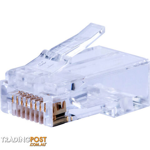 T3SPC6-50 UTP RJ45 CAT6 SOLID SNAP PLUG 1.00MM TO 1.05MM PACK OF 50 - photo 2 of 4