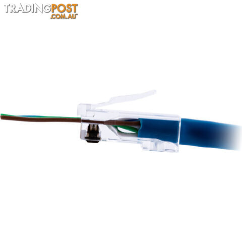 T3SPC6-50 UTP RJ45 CAT6 SOLID SNAP PLUG 1.00MM TO 1.05MM PACK OF 50 - photo 4 of 4