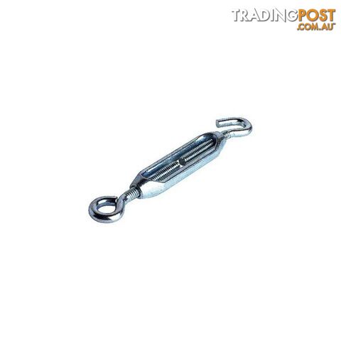 TB185 8MM 5/16" TURNBUCKLE ZINC HOOK AND EYE TB185