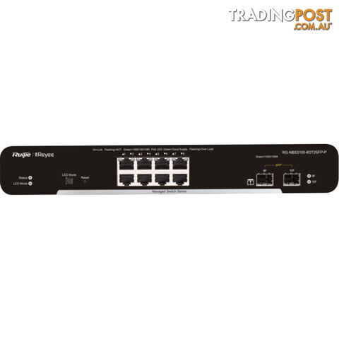 NBS31008GT-P 10-PORT GIGABIT LAYER 2 CLOUD MANAGED POE SWITCH - photo 4 of 5