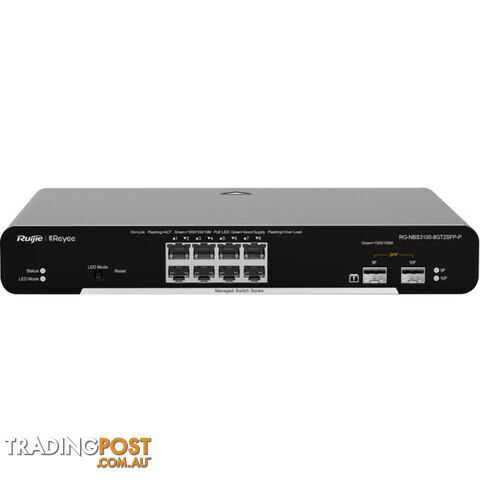 NBS31008GT-P 10-PORT GIGABIT LAYER 2 CLOUD MANAGED POE SWITCH - photo 3 of 5