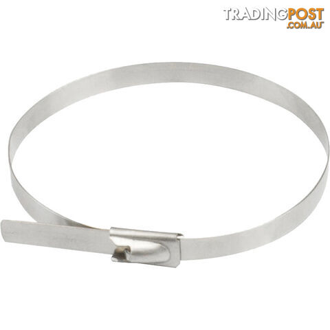 SS316/200 STANDARD CABLE TIE 200MM 100PK SS316 STAINLESS STEEL 100PK
