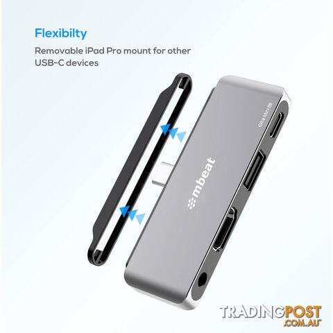UCDP6 ELITE MINI 4-IN-1 USB-C HUB 4K HDMI PD 3.5MM - photo 3 of 5