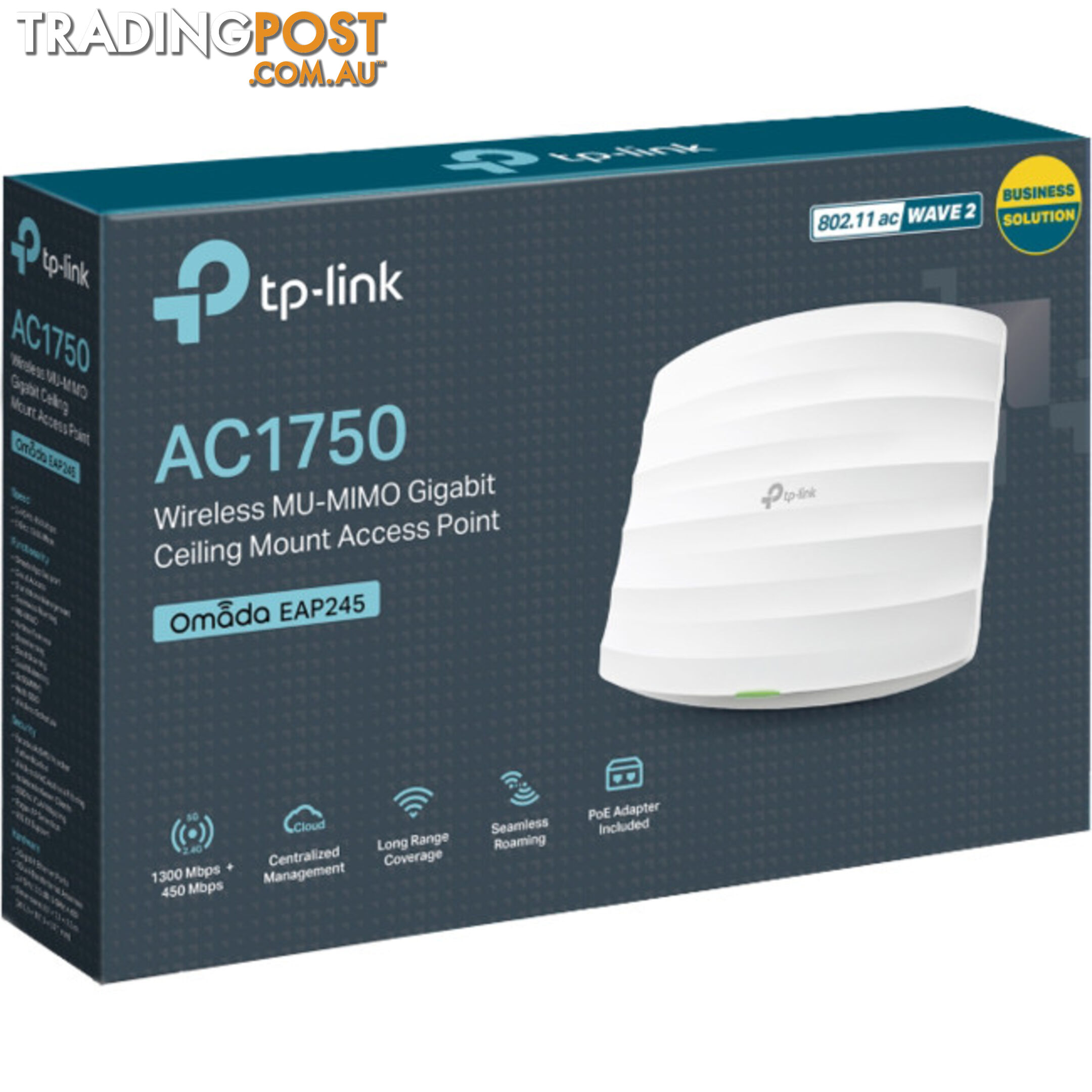 EAP245 AC1750 CEILING MOUNT GIGA AP DUAL BAND ACCESS POINT