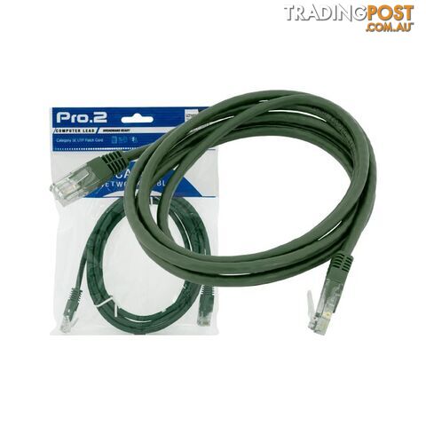 LC7142G 5M GREEN CAT5E PATCH LEAD PRO2