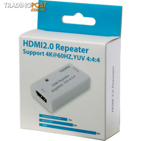 HR04 HDMI2.0 4K2K REPEATER YUV/RGB 4 4 4 HDMI REPEATER - photo 3 of 3