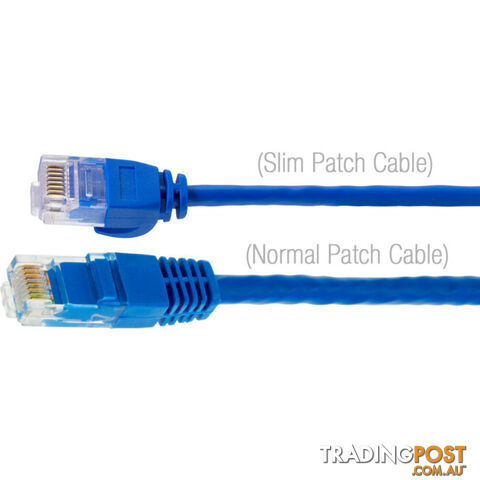LC6SL0500GR 5M SLIM CAT6 PATCH LEAD GREEN ULTRA THIN - photo 2 of 3