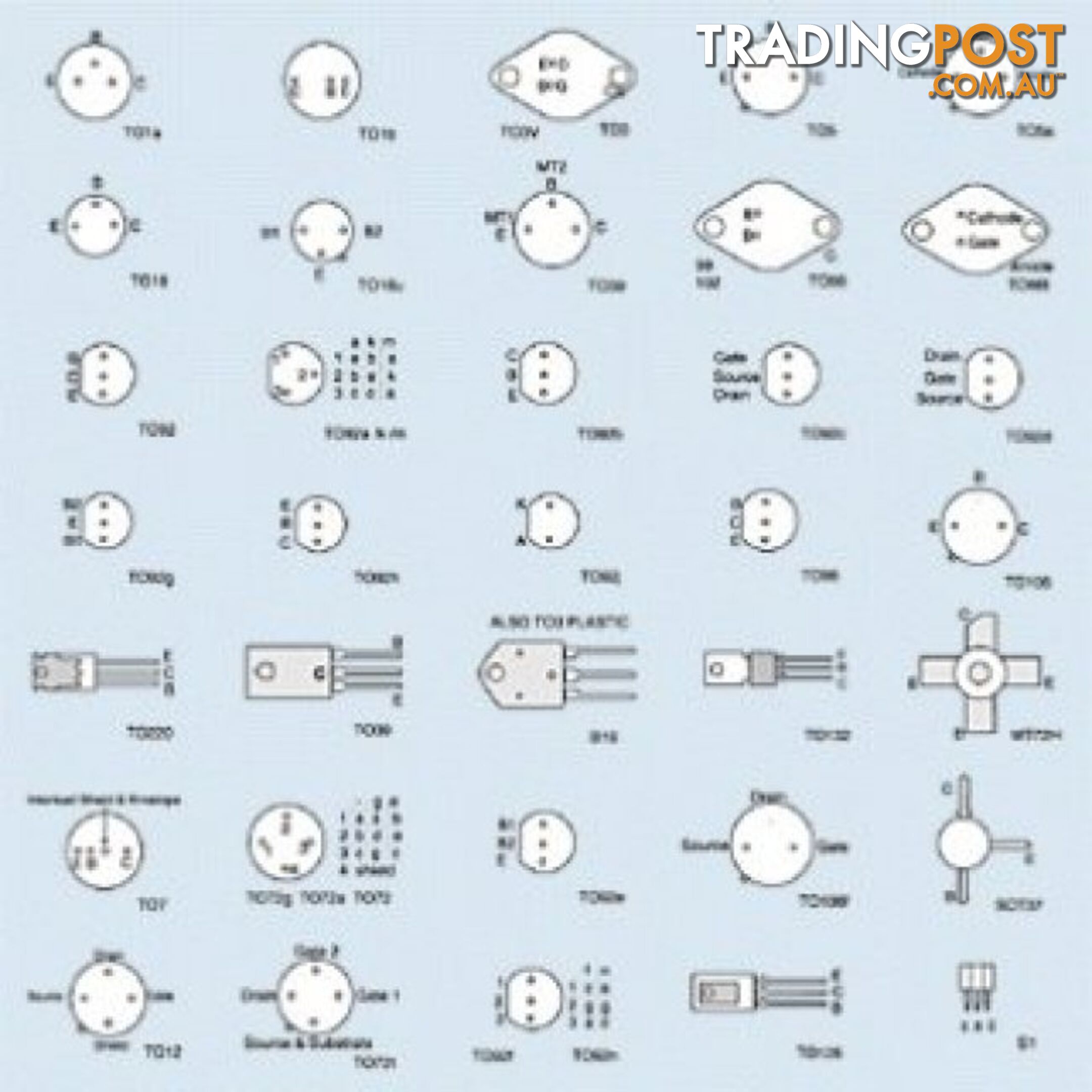 2N2222A NPN .8A 75V .5W T018