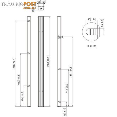 PUC2718 1.8M CONNECT IT XL POLE VOGEL'S - photo 3 of 4