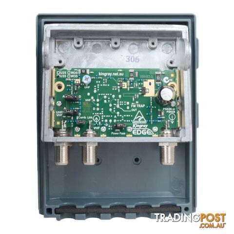 MHU35FS 35DB UHF SHIELDED MASTHEAD AMP KINGRAY