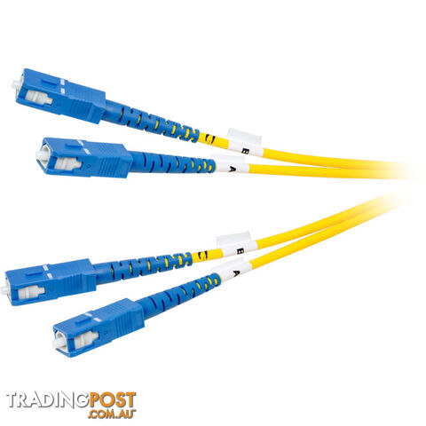FIB300M SM OS2 FIBRE CABLE - 300M ROLL SC/UPC-SC/UPC SM DX 3.0MM LSZH