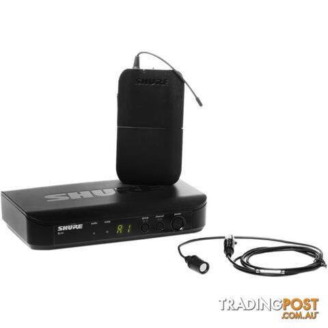 BLX14CVL-K14 WIRELESS LAPEL MIC SYSTEM 614-638MHZ SHURE