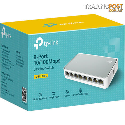 TLSF1008D 8 PORT ETHERNET SWITCH / HUB DESKTOP 10/100M TP-LINK - photo 3 of 3