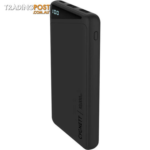 PB10KCGN 10K MAH POWER BANK - BLACK CYGNETT CHARGEUP BOOST 3ND GEN