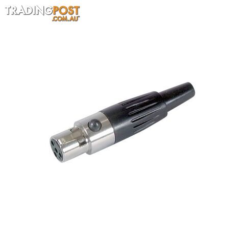 MX4LS MINI XLR LINE SOCKET 4PIN 4-PIN