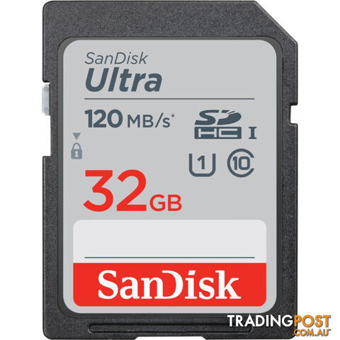 SD32ULTRA-120 SANDISK 32GB SDHC CARD 120MB/S