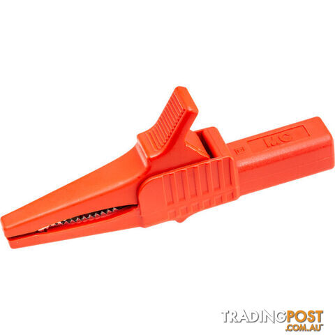 XKK1001R THICK TOOTHED CLIP RED BANANA PLUG INSERT