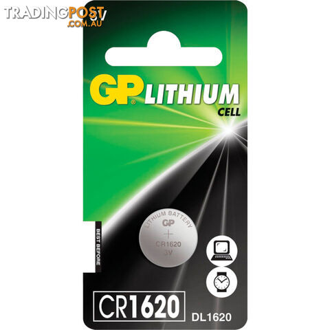 CR1620C1 3V 75MAH LITHIUM BATTERY GP