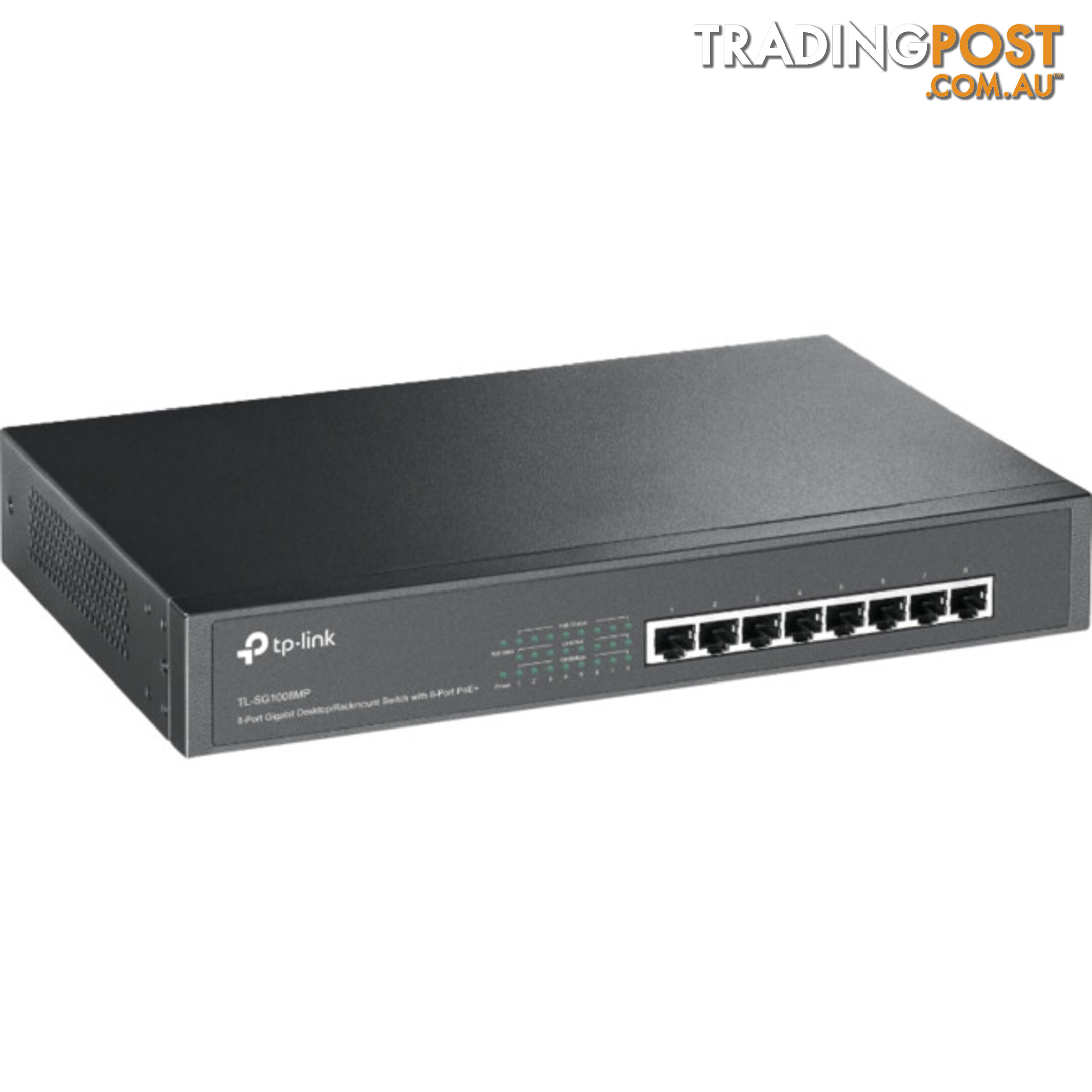 TLSG1008MP 8 PORT GIGA DESK RACK SWITCH 8 POE+ PORTS