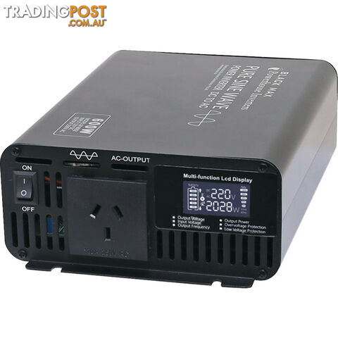 M8062 600W 12VDC TO 240VAC INVERTER TRUE SINE WAVE