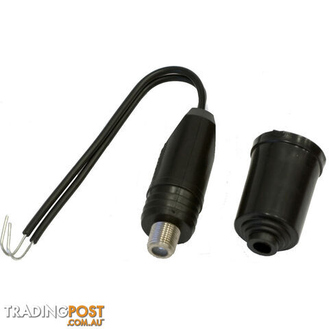 BT3F MASTHEAD 'F' ANTENNA BALUN 'F' TYPE WITH WIRE LEADS