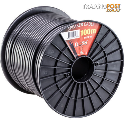 SP230-100 100M ROLL 16AWG 100V SPEAKER CABLE 2X30-.25 1.5MM2 DOUBLE INSULATED - photo 2 of 3