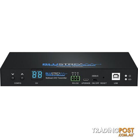 IP200UHDTX IP MULTICAST UHD VIDEO TRANSMITTER 100M OVER 1GB BI-DIR IR RS232 POE