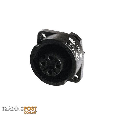 PW4454 4 PIN IP67 POWER PANEL SOCKET WEATHER PROOF AMPHENOL